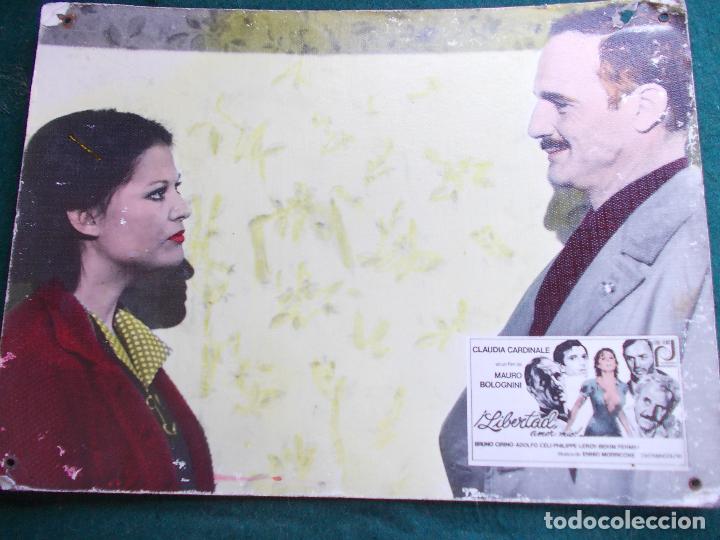 Cine: fotograma o fotocromo en cart&oacute;n de la pel&iacute;cula Libertad