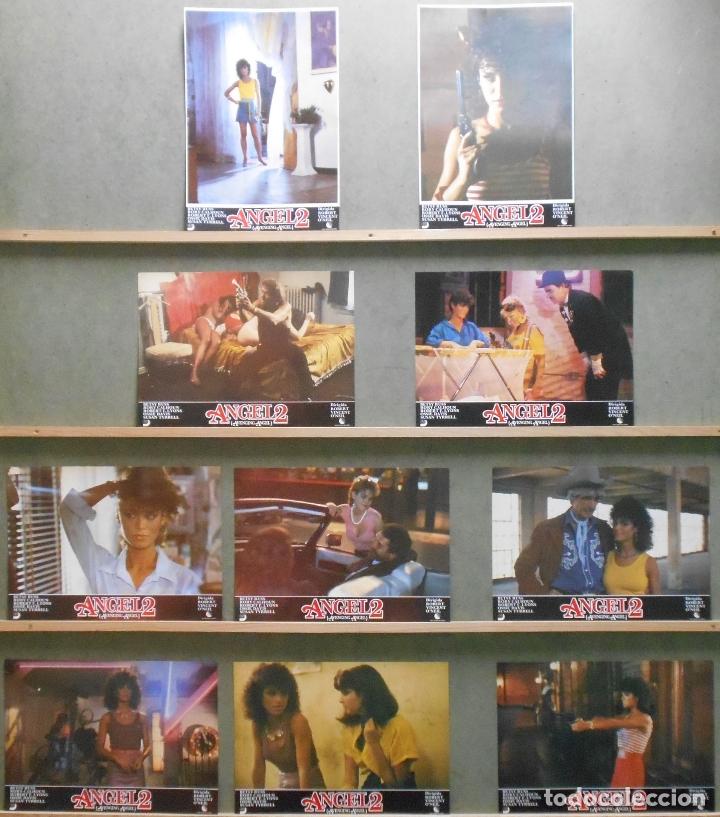 Cine: XU68 ANGEL 2 BETSY RUSSELL SET 10 FOTOCROMOS ORIGINAL ESTRENO