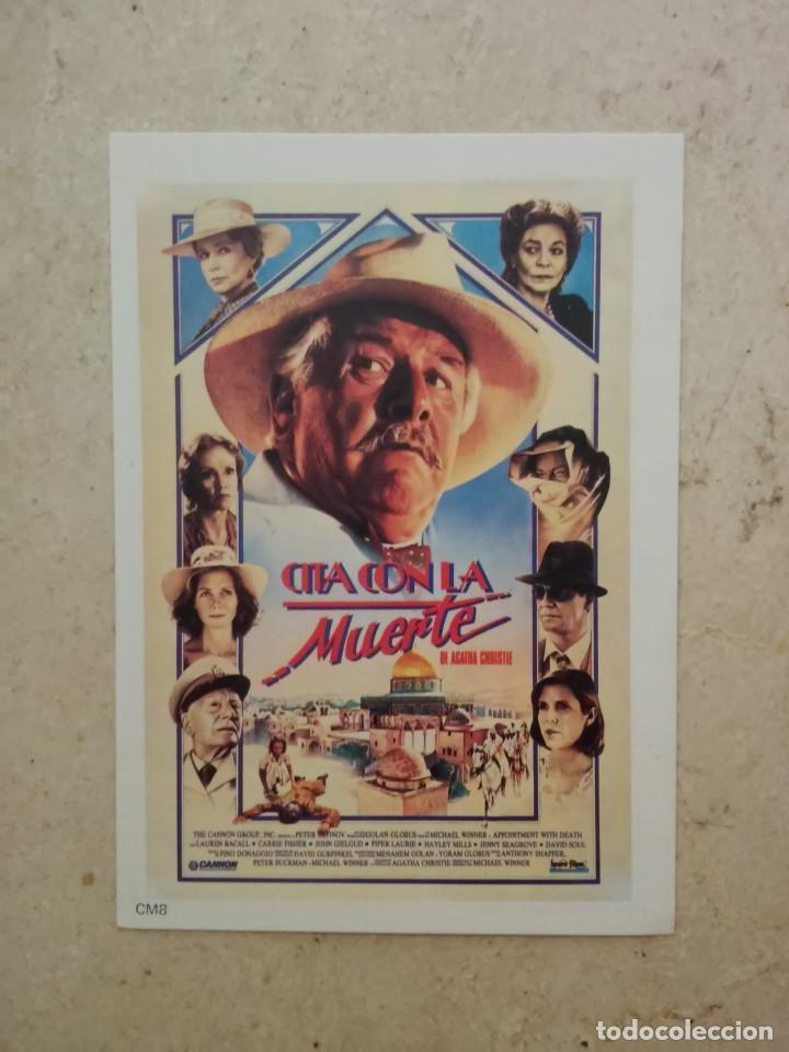 Cine: IMPRESO PAPEL -9*13- CITA CON LA MUERTE  -AGATHA CHRISTIE