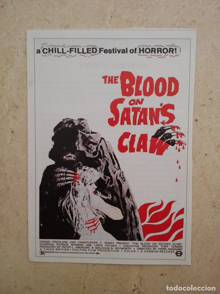 Cine: FICHA COLECCIONABLE -10*15- LA GARRA DE SATAN - ALBUM - TERROR