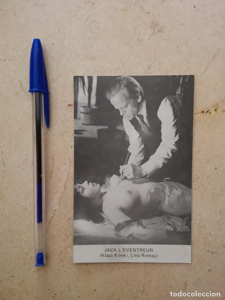 Cine: TARJETA ACARTONADA - KLAUS KINSKI - JACK EL DESTRIPADOR - TERROR - JESUS FRANCO