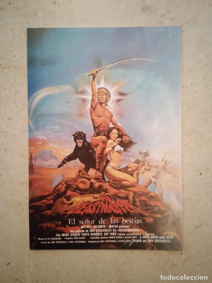 Cine: FOTO -10*15- EL SE&Ntilde;OR DE LAS BESTIAS - ALBUM - TANYA ROBERTS - ESPADA Y BRUJERIA - THE BEASTMASTER