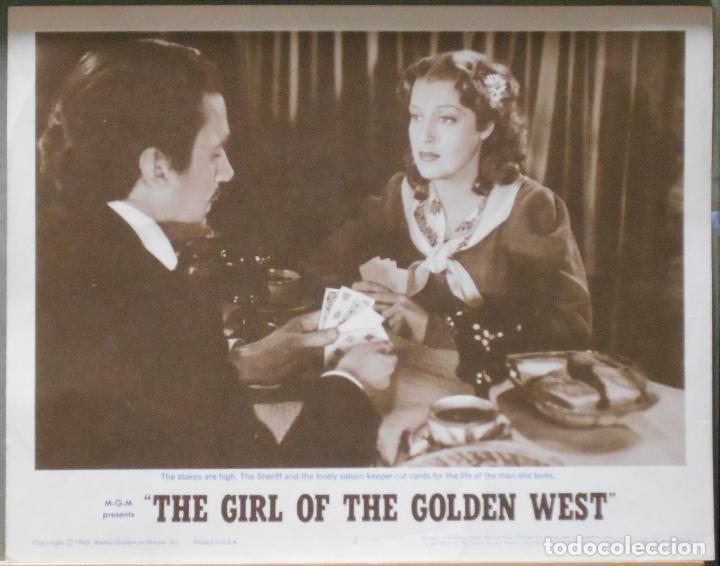 Cine: LCJ 898 LA CIUDAD DE ORO JEANETTE MACDONALD POKER LOBBY CARD ORIGINAL AMERICANO