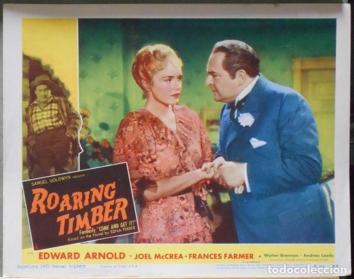 Cine: LCJ 900 RIVALES FRANCES FARMER EDWARD ARNOLD HOWARD HAWKS LOBBY CARD ORIGINAL AMERICANO