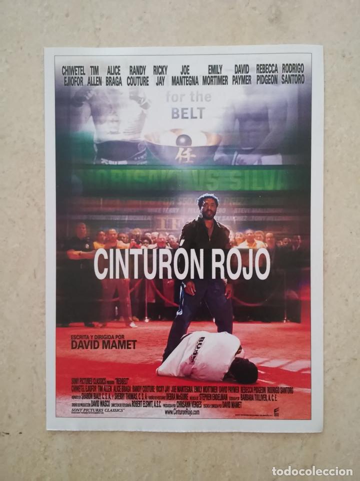 Cine: FICHA COLECCIONABLE -10*15- CINTURON ROJO - KUNG FU  - KICKBOXING