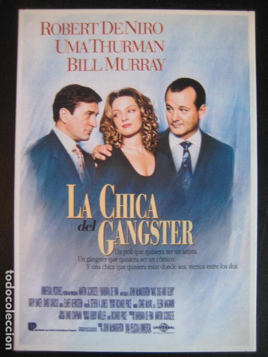 Cine: POSTAL Postcard LA CHICA DEL GANGSTER - ROBERT DE NIRO - UMA THURMAN - BILL MURRAY - Impecable Mint
