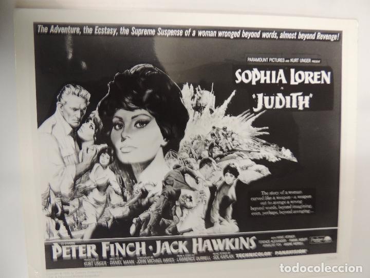 Cine: judith - foto b/n original - sofia sophia loren peter firth jack hawkins daniel mann