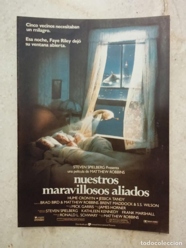 Cine: FOTO -9*13- NUESTROS MARAVILLOSOS ALIADOS - STEVEN SPIELBERG - CIENCIA FICCION