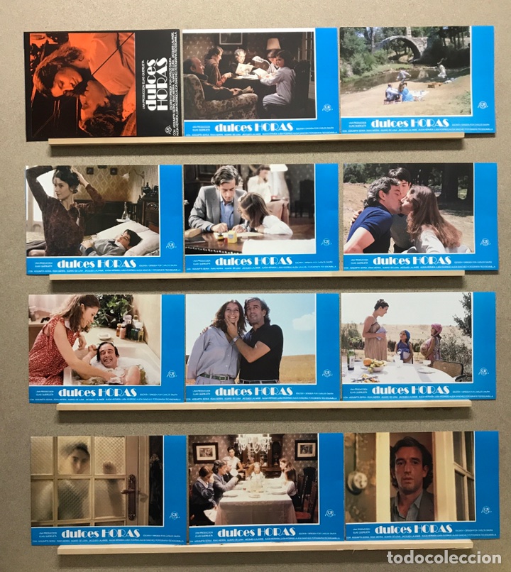 Cinema: DULCES HORAS - ASSUMPTA SERNA, I&Ntilde;AKI AIERRA, ALVARO DE LUNA - SET COMPLETO 16 FOTOCROMOS