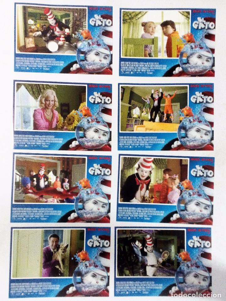 Cine: EL GATO Mike Myers,  Alec Baldwin LOTE DE 8 FOTOCROMOS ORIGINALES. NUEVOS