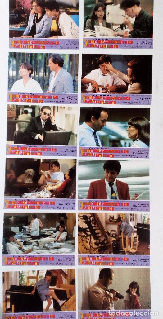 Cine: C&oacute;mo ser infeliz y disfrutarlo CARMEN MAURA LOTE DE 12 FOTOCROMOS O FOTOGRAMAS ORIGINALES. NUEVOS