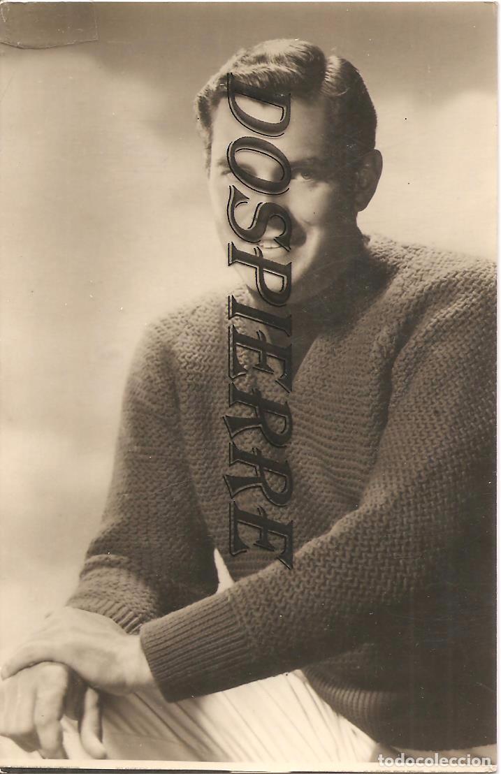 Cinema: FOTO-POSTAL, JEFFREY HUNTER, ACTOR DE -EL SARGENTO NEGRO-