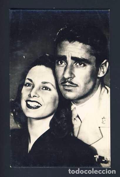 Cine: Foto-Postal de cine: PETER LANDFORD Y JEAN PETERS (Ed.Marte)