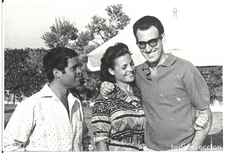 Cine: F27011 CARMEN SEVILLA AUGUSTO ALGUERO FOTO B/N ORIGINAL PRENSA