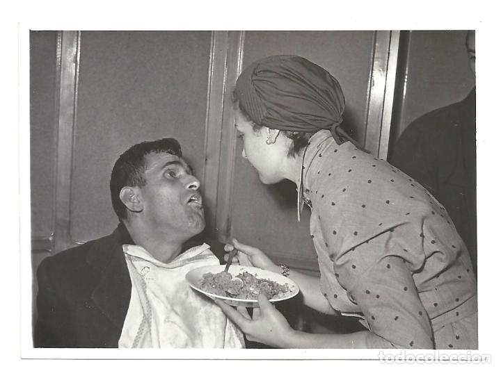 Cine: F27006 CARMEN SEVILLA AIR FRANCE FOTO B/N ORIGINAL PRENSA