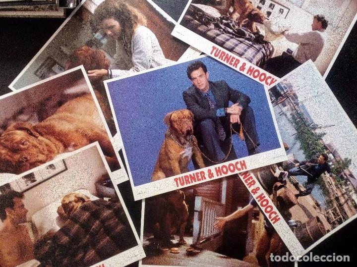 Cine: TURNER & HOOCH (SOCIOS Y SABUESOS) 1989 SET DE 7 FOTOCROMOS ORIGINALES USA NUEVOS 28X35,5 cms