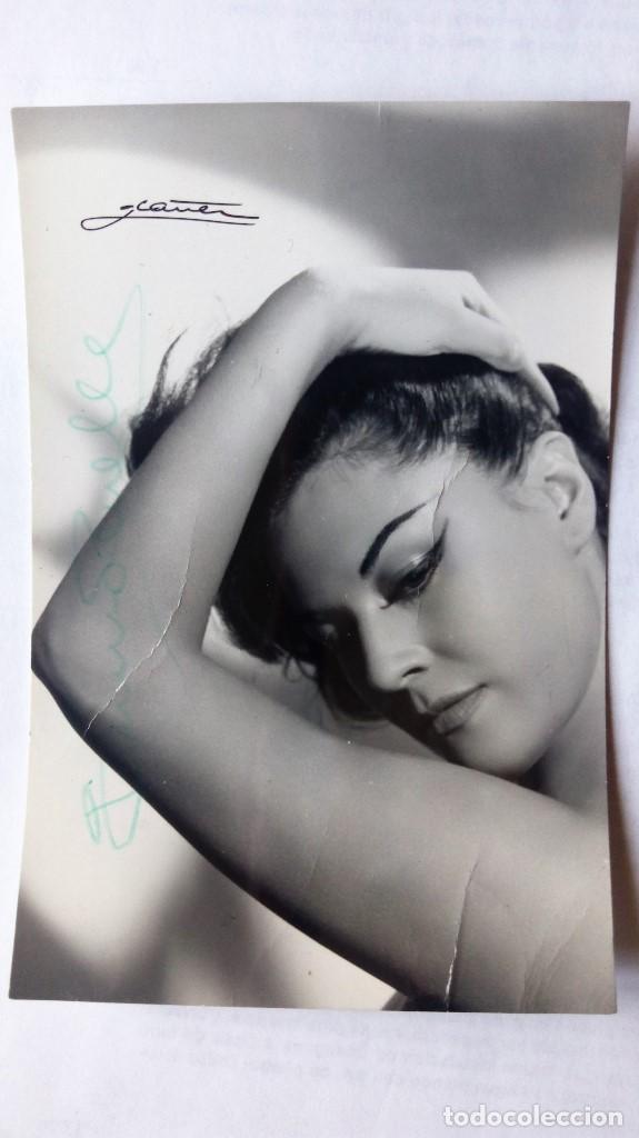 Cin&eacute;ma: FOTOGRAFIA ACTRIZ EMMA PENELLA, AUTOGRAFO, FOTOGRAFO IBA&Ntilde;EZ, A&Ntilde;OS 60