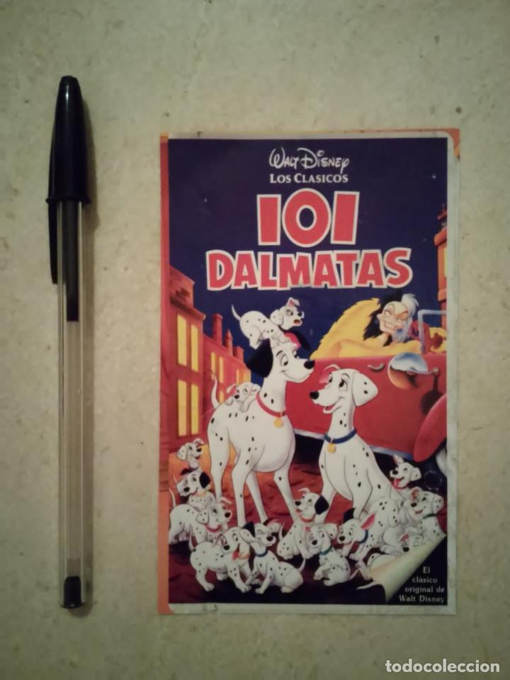 Cine: TARJETA ACARTONADA -9*13- 101 DALMATAS - WALT DISNEY