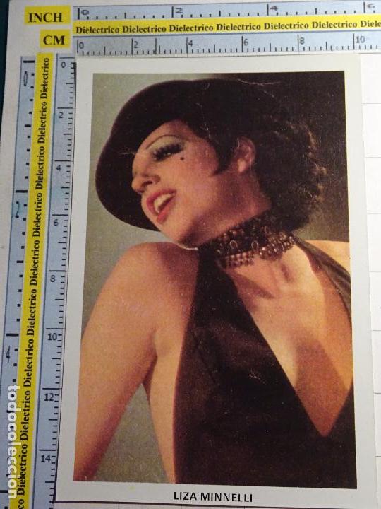 Cin&eacute;ma: POSTAL DE CINE. ACTOR ACTRIZ. A&Ntilde;OS 80. PRODUCTOS COMPACTOS. LIZA MINNELLI. 1836