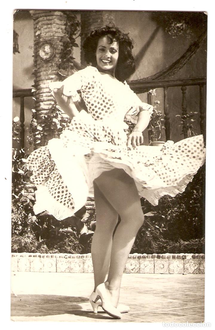 Cine: POSTAL - CARMEN SEVILLA - PROTAGONISTA DE LA PEL&Iacute;CULA: AVENTURA PARA DOS