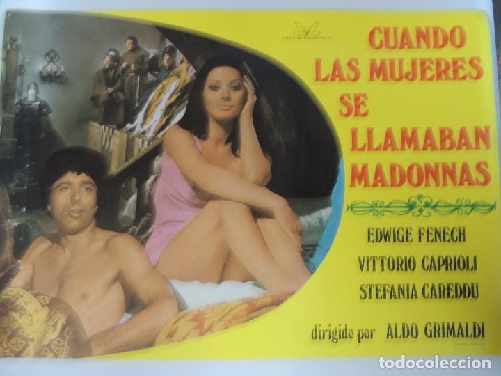 Cine: cuando las mujeres se llamaban madonnas - fotocromo original - edwige fenech stefania careddu
