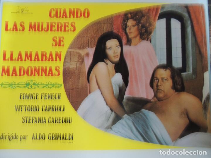 Cine: cuando las mujeres se llamaban madonnas - fotocromo original - edwige fenech stefania careddu