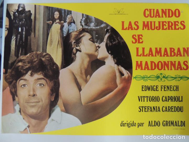 Cine: cuando las mujeres se llamaban madonnas - fotocromo original - edwige fenech stefania careddu