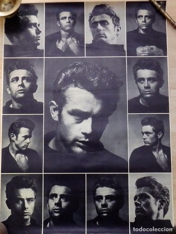 Cine: ESPECTACULAR POSTER DE JAMES DEAN, 1982, 50X70 CMS
