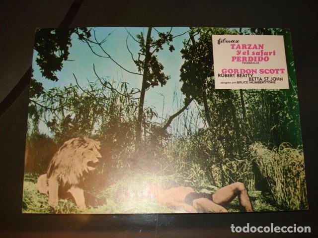 Cinema: Fotocromo de Tarzan y el safari perdido, con Gordon Scott, muy buen estado