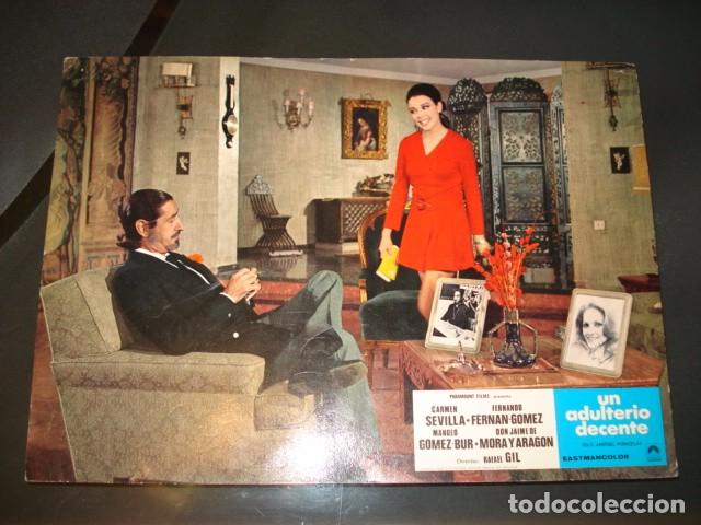 Kino: Fotocromo de Un adulterio decente, 1969, con Monica Randall, buen estado