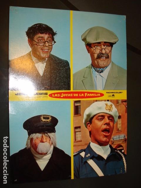 Cinema: Fotocromo de Las joyas de la familia, con Jerry Lewis, buen estado