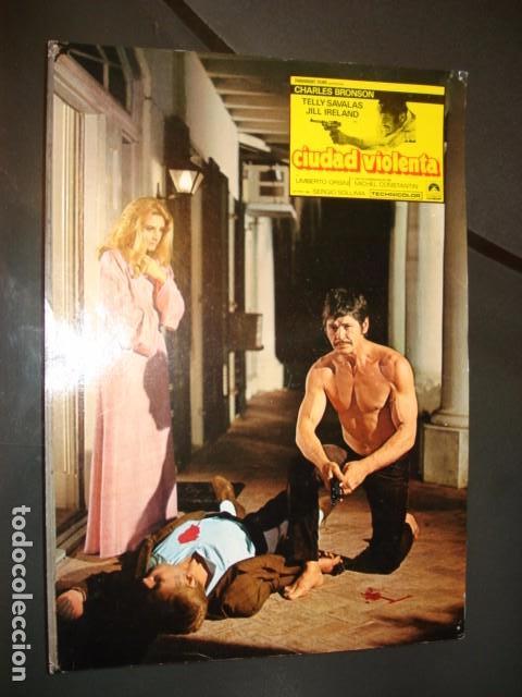 Kino: Fotocromo de Ciudad violenta, con Charles Bronson, buen estado