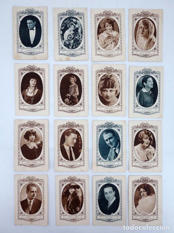 Kino: FOTOCROMOS ACTRICES Y ACTORES SERIE I LOTE DE 16 DIFERENTES (No Acreditado) 1930