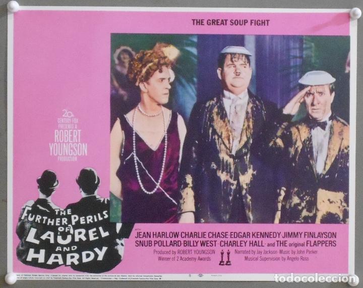 Kino: LCJ 952 THE FURTHER PERILS OF LAUREL & HARDY STAN LAUREL OLIVER HARDY LOBBY CARD ORIGINAL AMERICANO