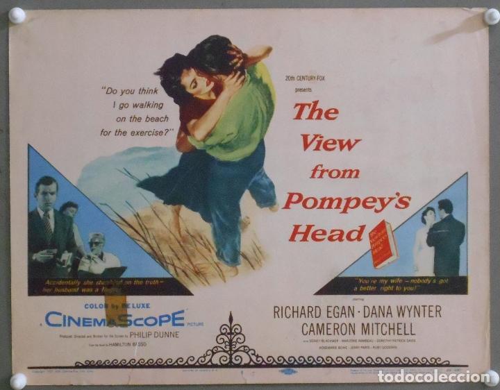 Cinema: LCJ 975 THE VIEW FROM POMPEY'S HEAD RICHARD EGAN DANA WYNTER TITLE LOBBY CARD ORIGINAL AMERICANO