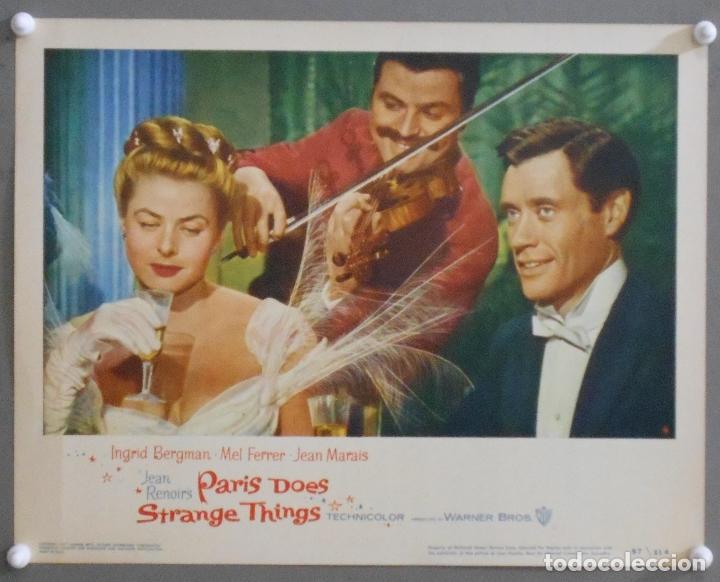 Cine: LCJ 978 ELENA Y LOS HOMBRES INGRID BERGMAN FERRER JEAN RENOIR LOBBY CARD ORIGINAL AMERICANO