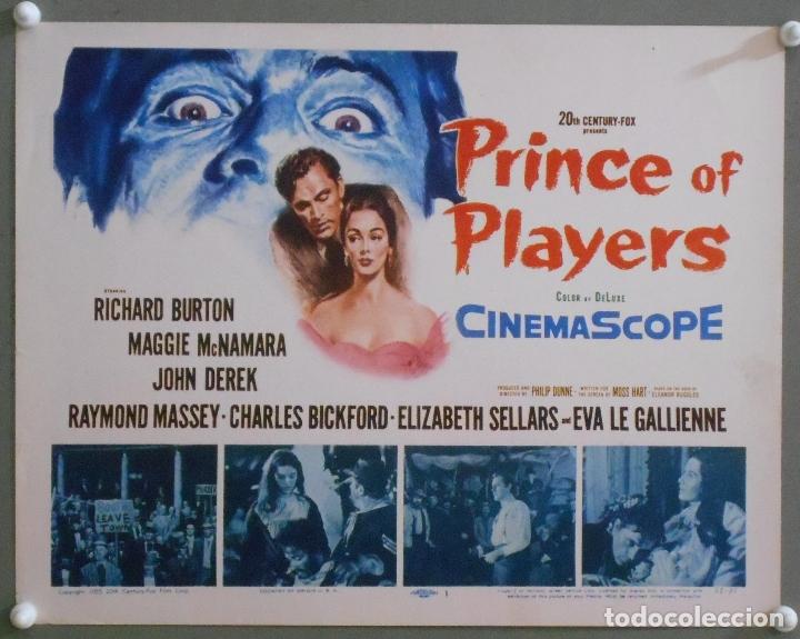 Cine: LCJ 989 EL PRINCIPE DE LOS ACTORES RICHARD BURTON  TITLE LOBBY CARD ORIGINAL AMERICANO