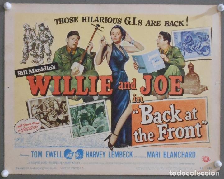 Cinema: LCJ 996 BACK AT THE FRONT TOM EWELL MARI BLANCHARD TITLE LOBBY CARD ORIGINAL AMERICANO