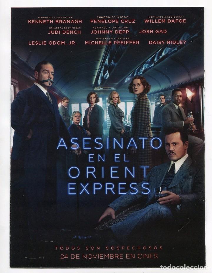 Cine: ASESINATO EN EL ORIENT EXPRESS, con Pen&eacute;lope Cruz. 17 X 23 cms.