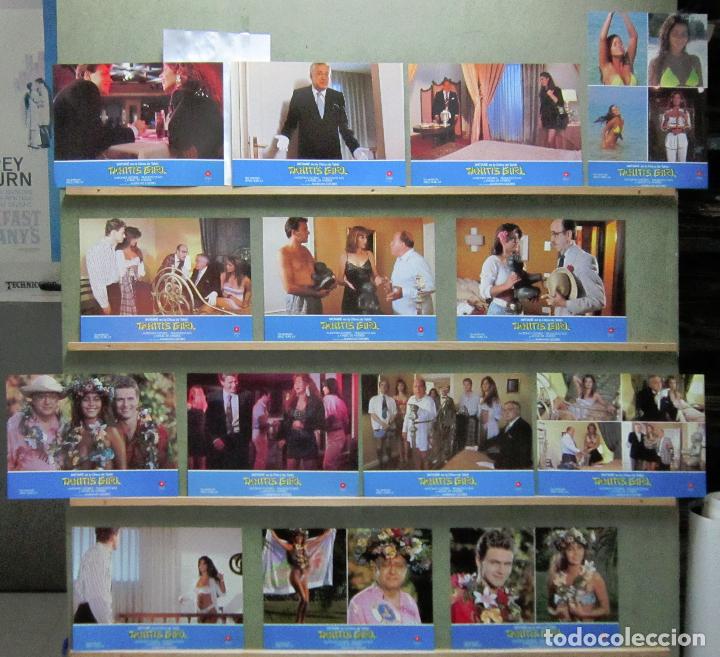 Cine: YB83 TAHITI'S GIRL VAITIARE MARIANO OZORES CINE ESPA&Ntilde;OL SET COMPLETO 14 FOTOCROMOS ORIGINAL ESTRENO