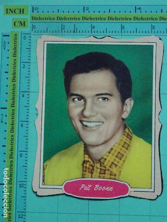 Cin&eacute;ma: ANTIGUO CROMO FOTO TROQUELADA DE CINE. ACTOR PAT BOONE. 1607