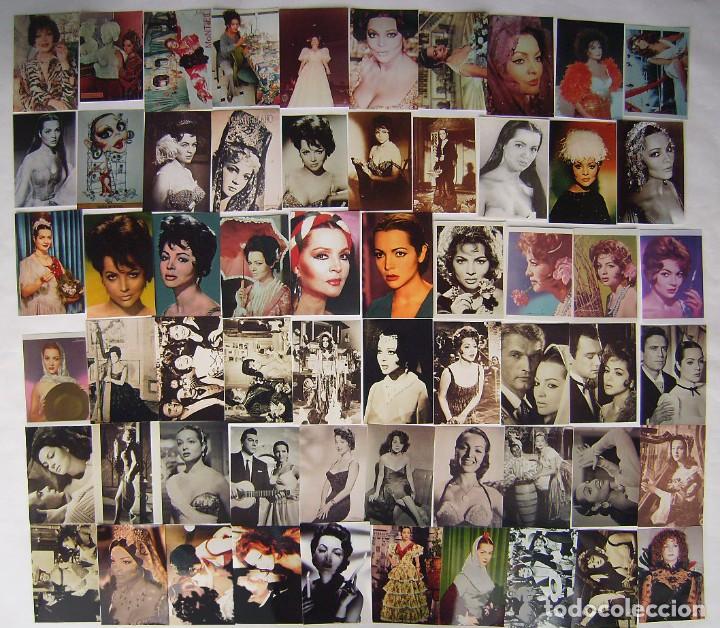 Cine: SARA MONTIEL. 60 FOTOS, sobre 10 X 15 cms.. LOTE N&ordm; 4.