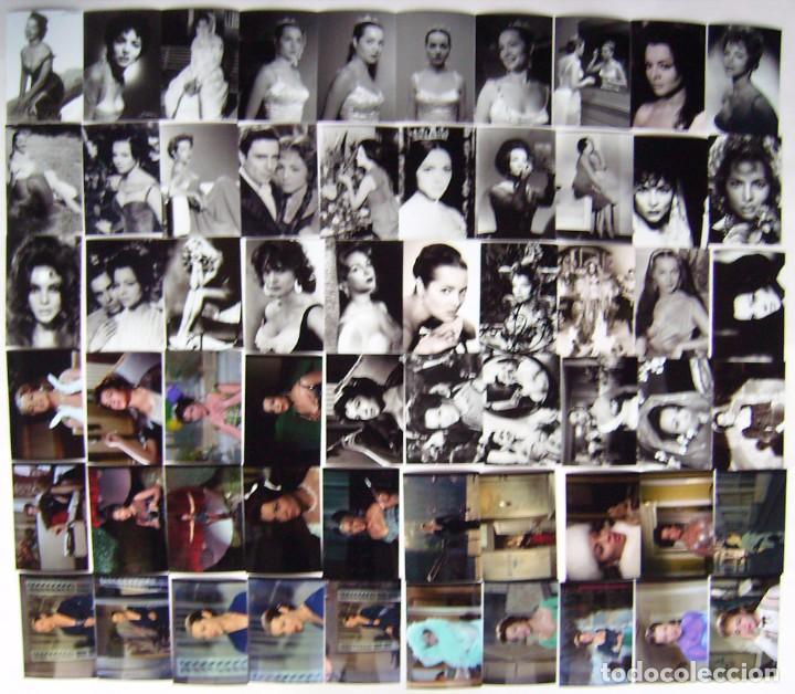 Cine: SARA MONTIEL. 60 FOTOS, 9 X 12,5 cms.. LOTE N&ordm; 6.