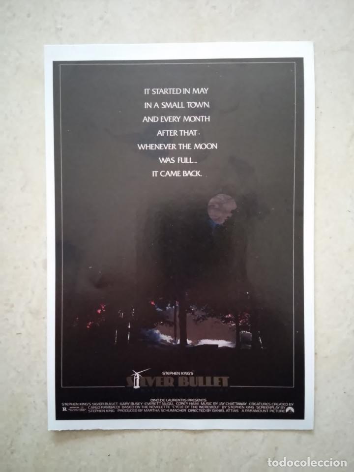 Cine: FICHA COLECCIONABLE -10*15- MIEDO AZUL - STEPHEN KING - ARCHIVO - TERROR