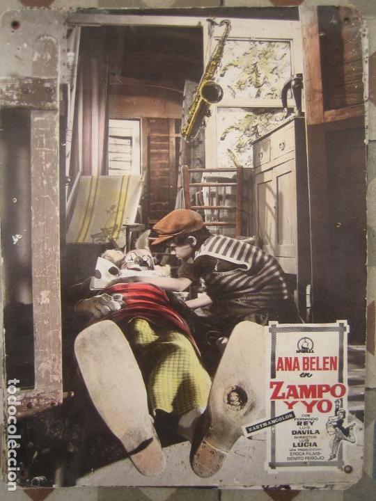 Cine: zampo y yo ana belen circo fotocromo de carton original estreno