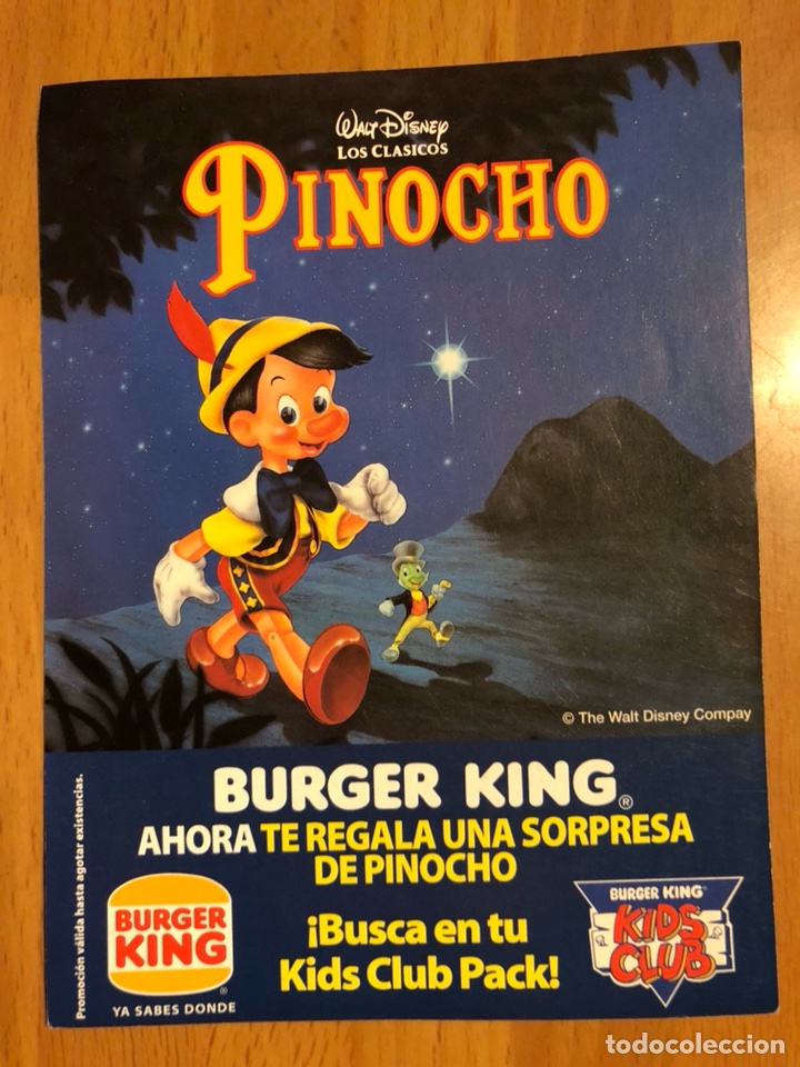 Cine: Publicidad burger king pinocho