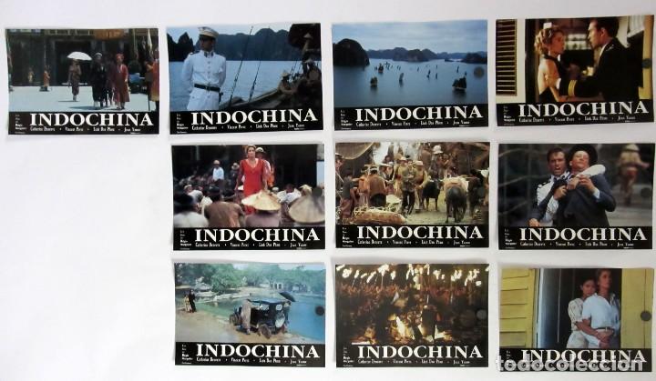 Cine: INDOCHINA.  SET DE 10 FOTOCROMOS ORIGINALES . COMO NUEVOS