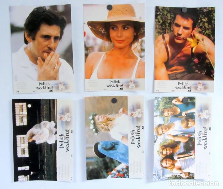 Cine: POLISH WEDDING  1LOTE DE 6 FOTOCROMOS ORIGINALES . COMO NUEVOS