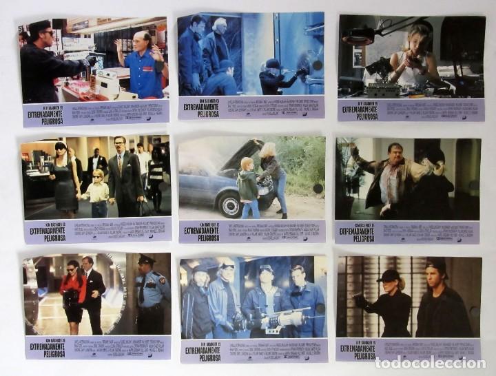 Cine: EXTREM&Aacute;DAMENTE PELIGROSA KIM BASINGER LOTE COMPLETO DE 9 FOTOCROMOS ORIGINALES . COMO NUEVOS