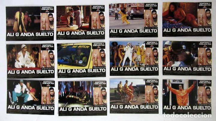 Cine: ALI G ANDA SUELTO  LOTE COMPLETO DE 12 FOTOCROMOS ORIGINALES . COMO NUEVOS